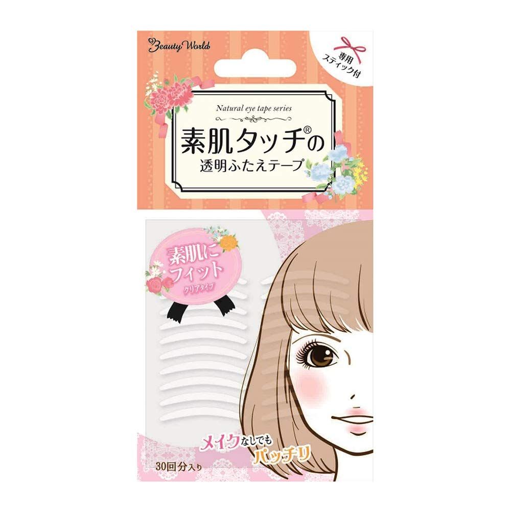 日本 素肌美人 | 透明款 | 双眼皮贴 | 30对 |  TRANSPARENT BARE SKIN EYE TAPE